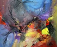 Ondes color&eacute;es - 100/80